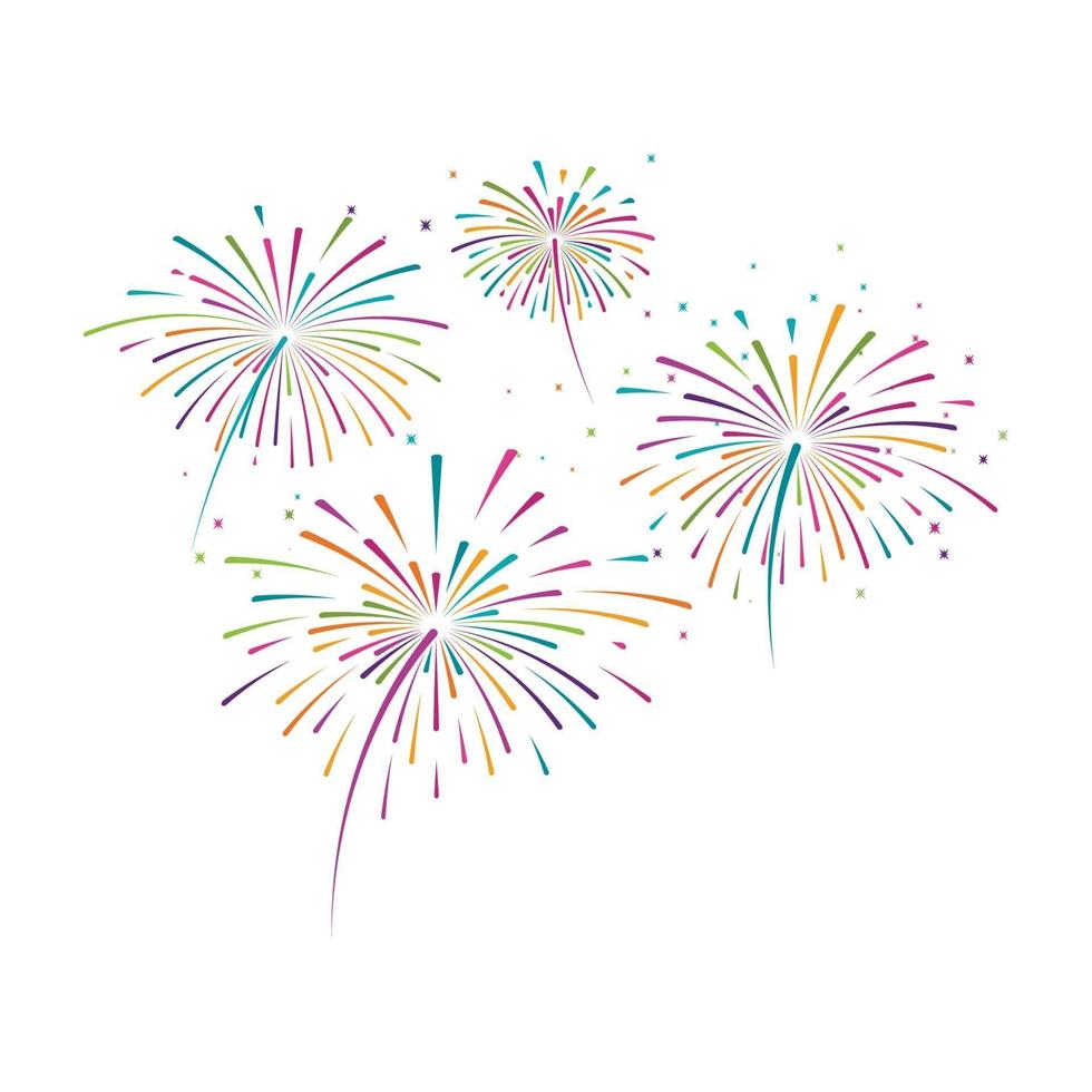 Firework vector icon illustration