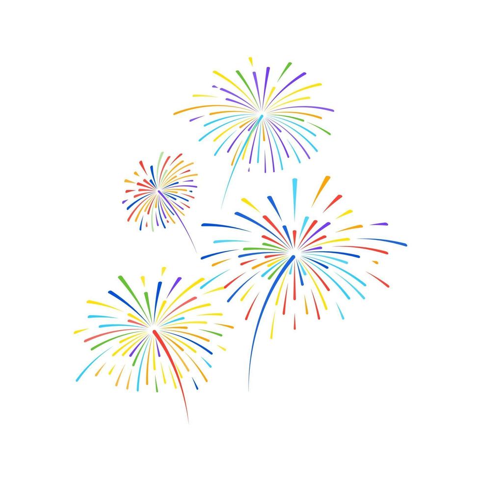 Firework vector icon illustration