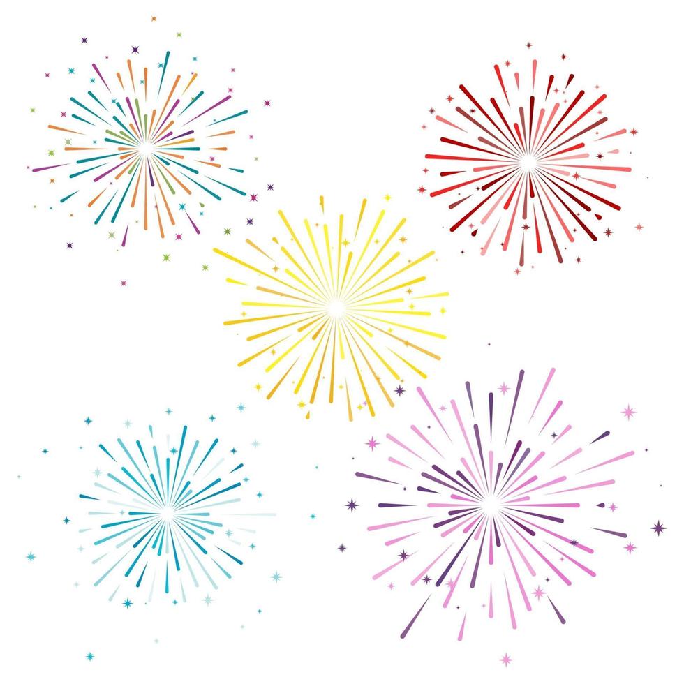 Firework vector icon illustration