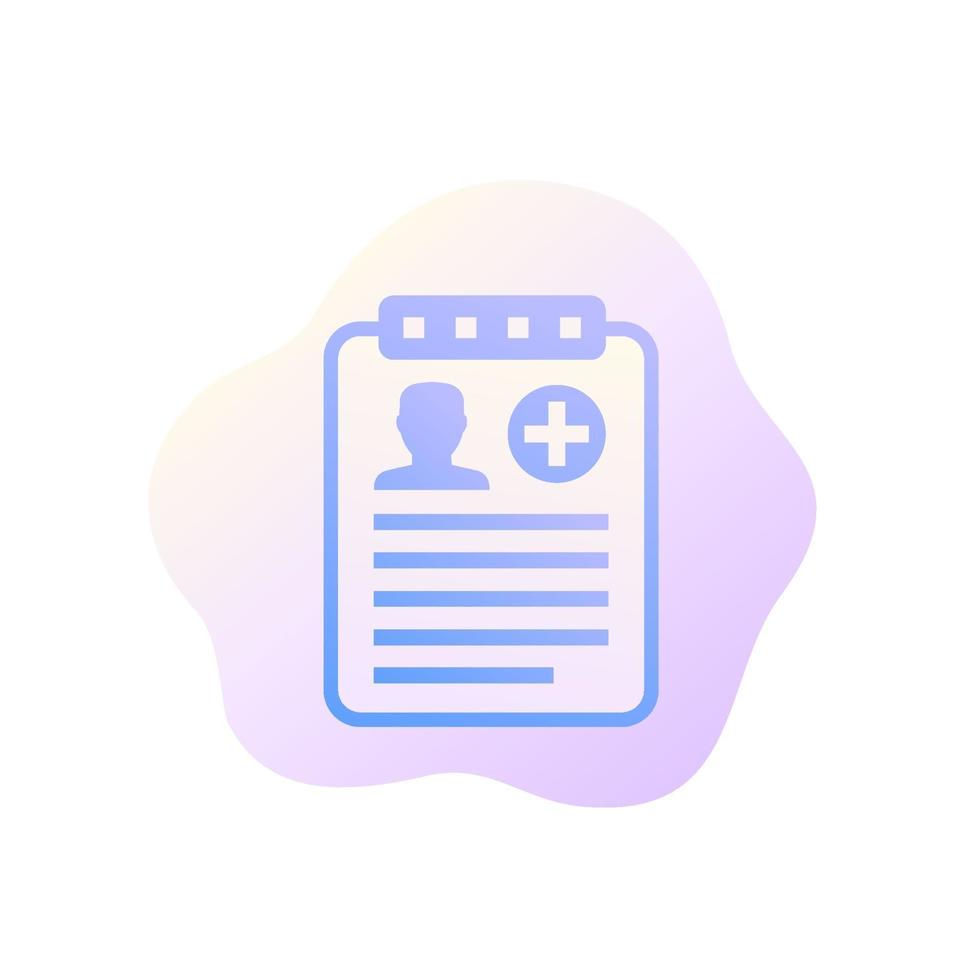 medical history, trendy vector icon.eps