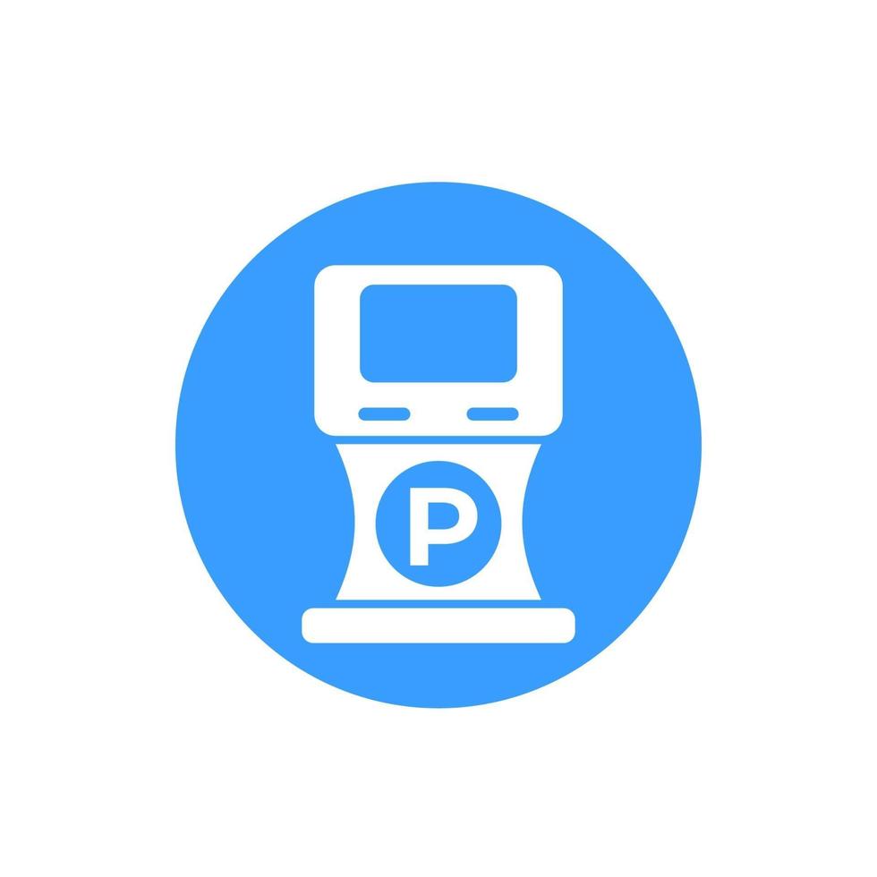 parking machine icon, vector sign.eps