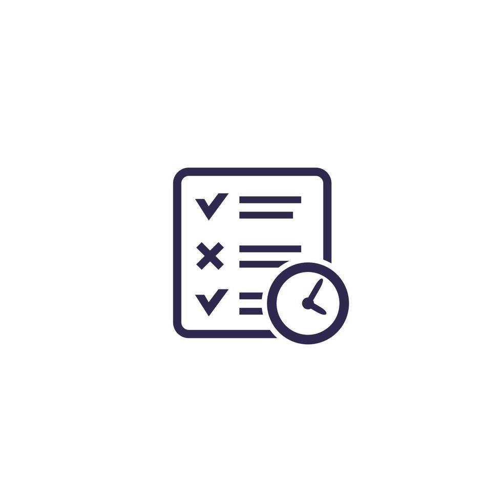 time management and planning icon.eps vector