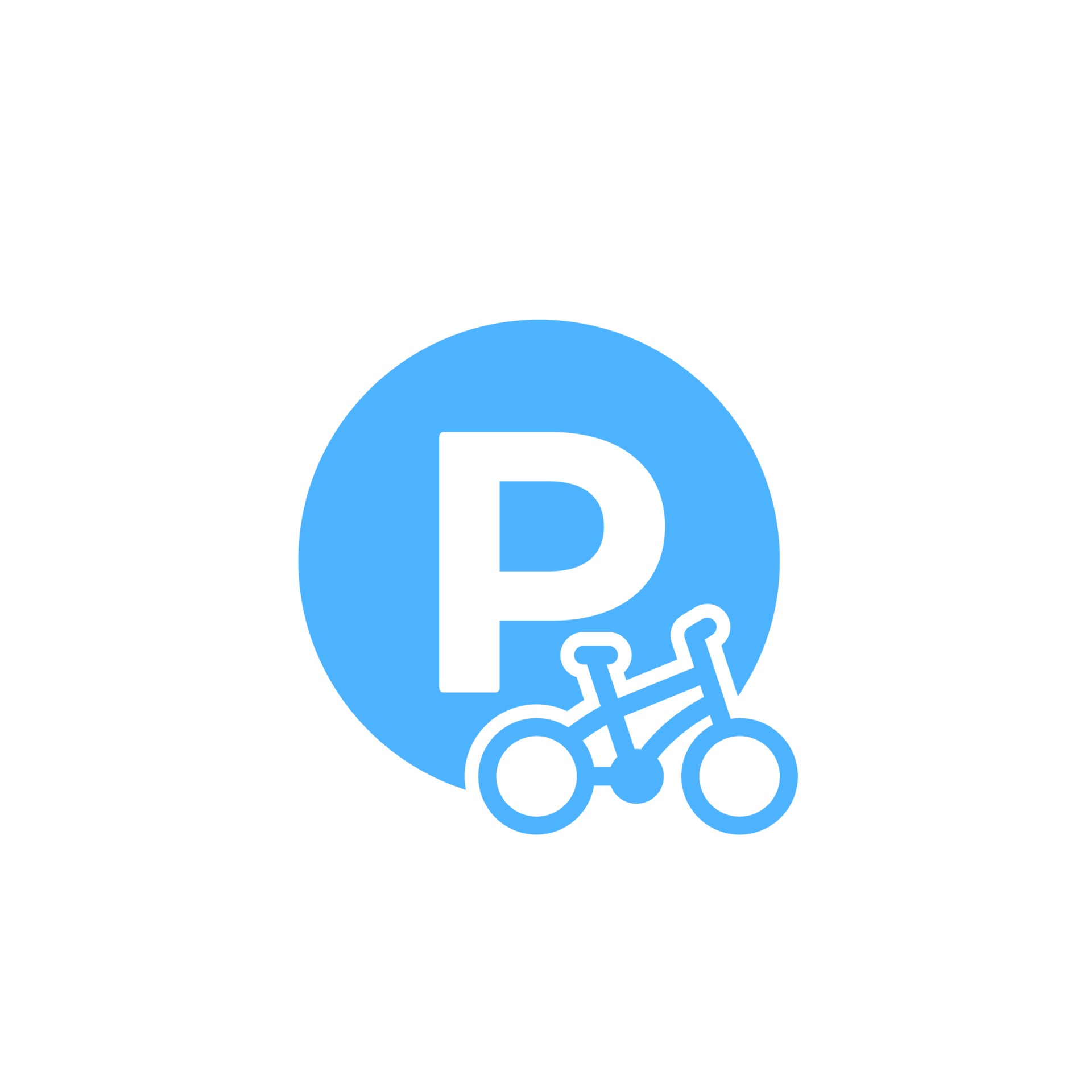 Bicycle parking icon, vector sign.eps 2061817 Vector Art at Vecteezy