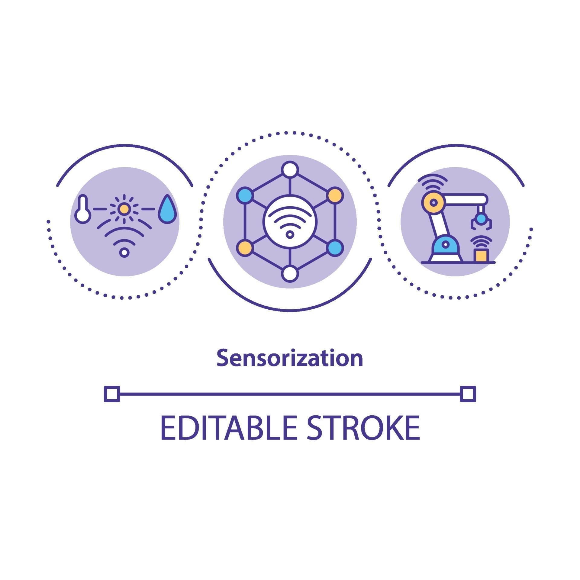 Sensorization concept icon 2062034 Vector Art at Vecteezy