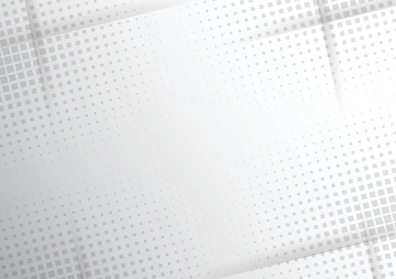 Modern Halftone white and grey background. Decorative web concept, banner, layout, poster. Vector illustration