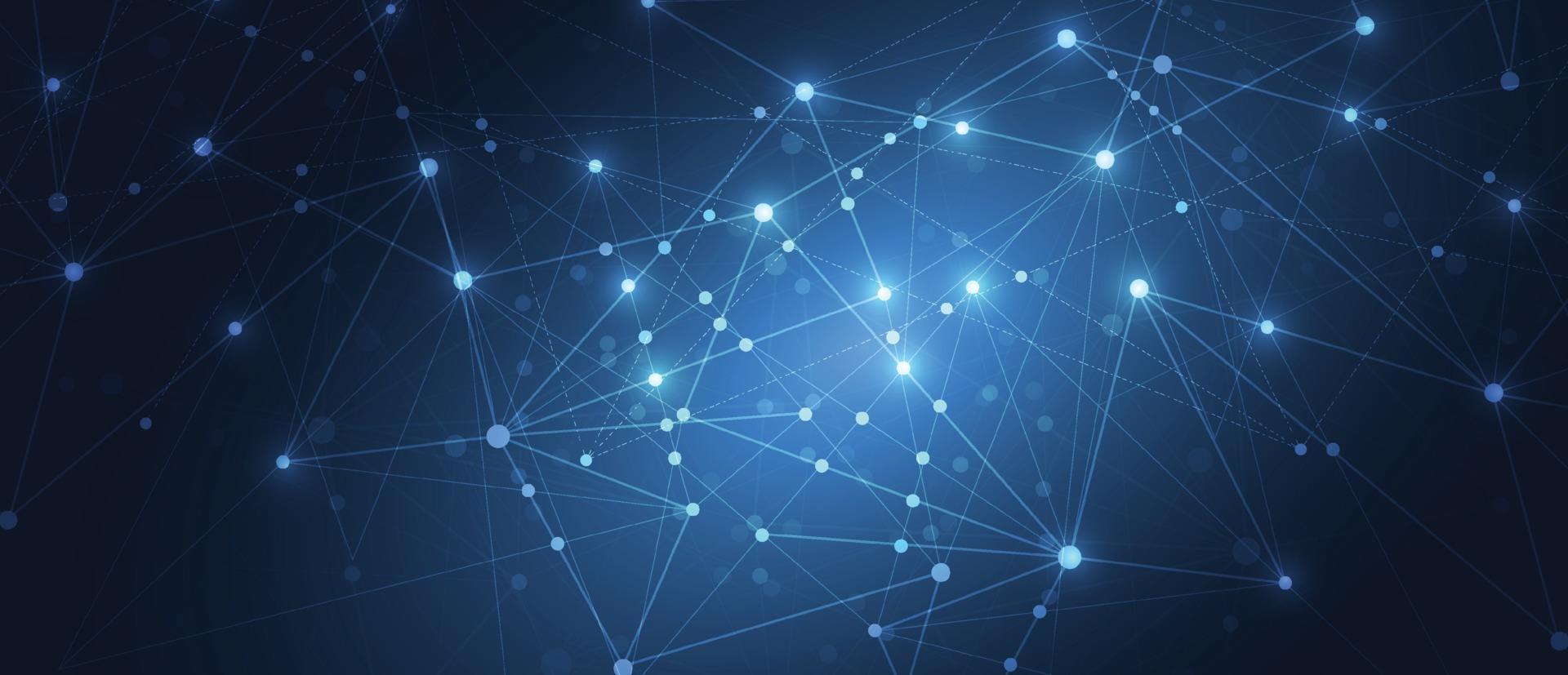 Internet connection abstract sense of science and technology graphic design background. Vector illustration