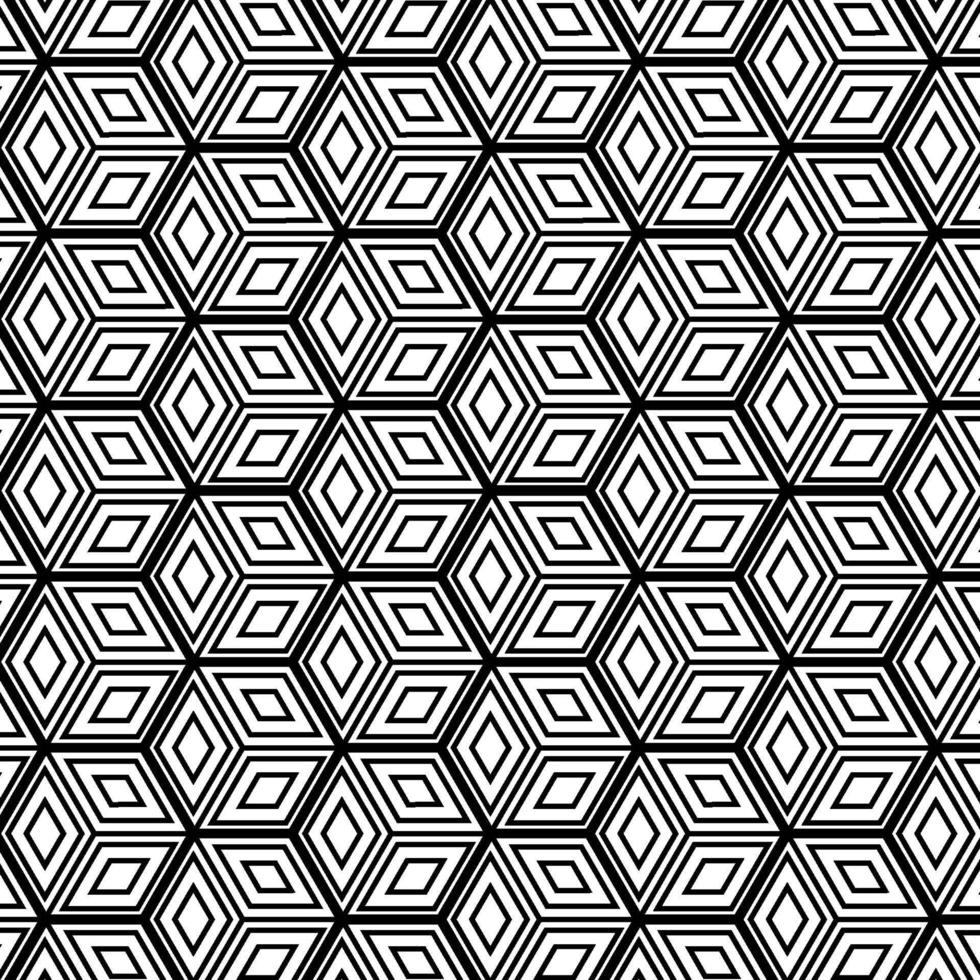 Abstract geometric cubes pattern background design. Vector illustration