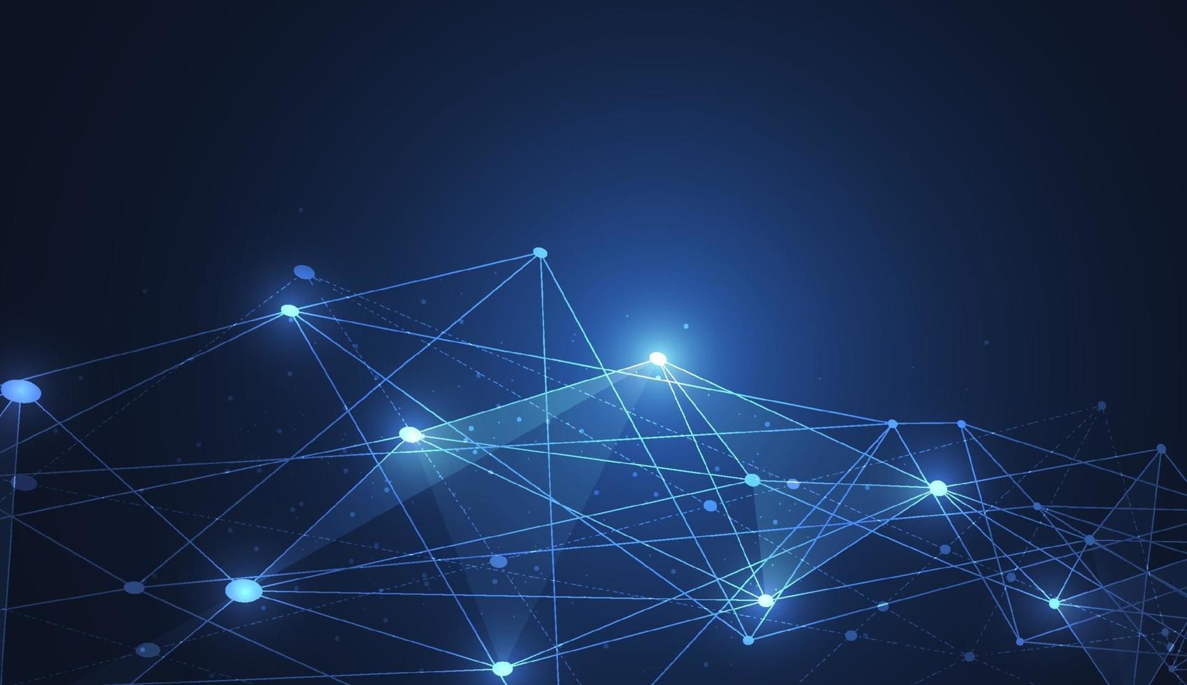 conexión a internet, sentido abstracto de ciencia y tecnología diseño gráfico. ilustración vectorial vector