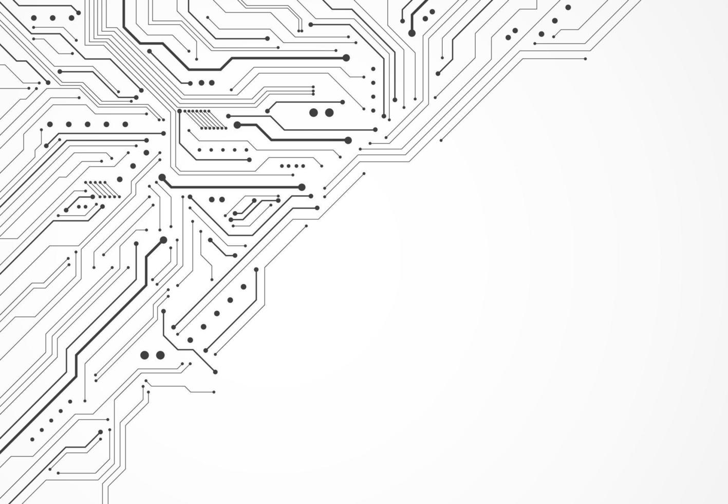 Abstract background with technology circuit board texture. Electronic motherboard illustration. Communication and engineering concept. Vector illustration
