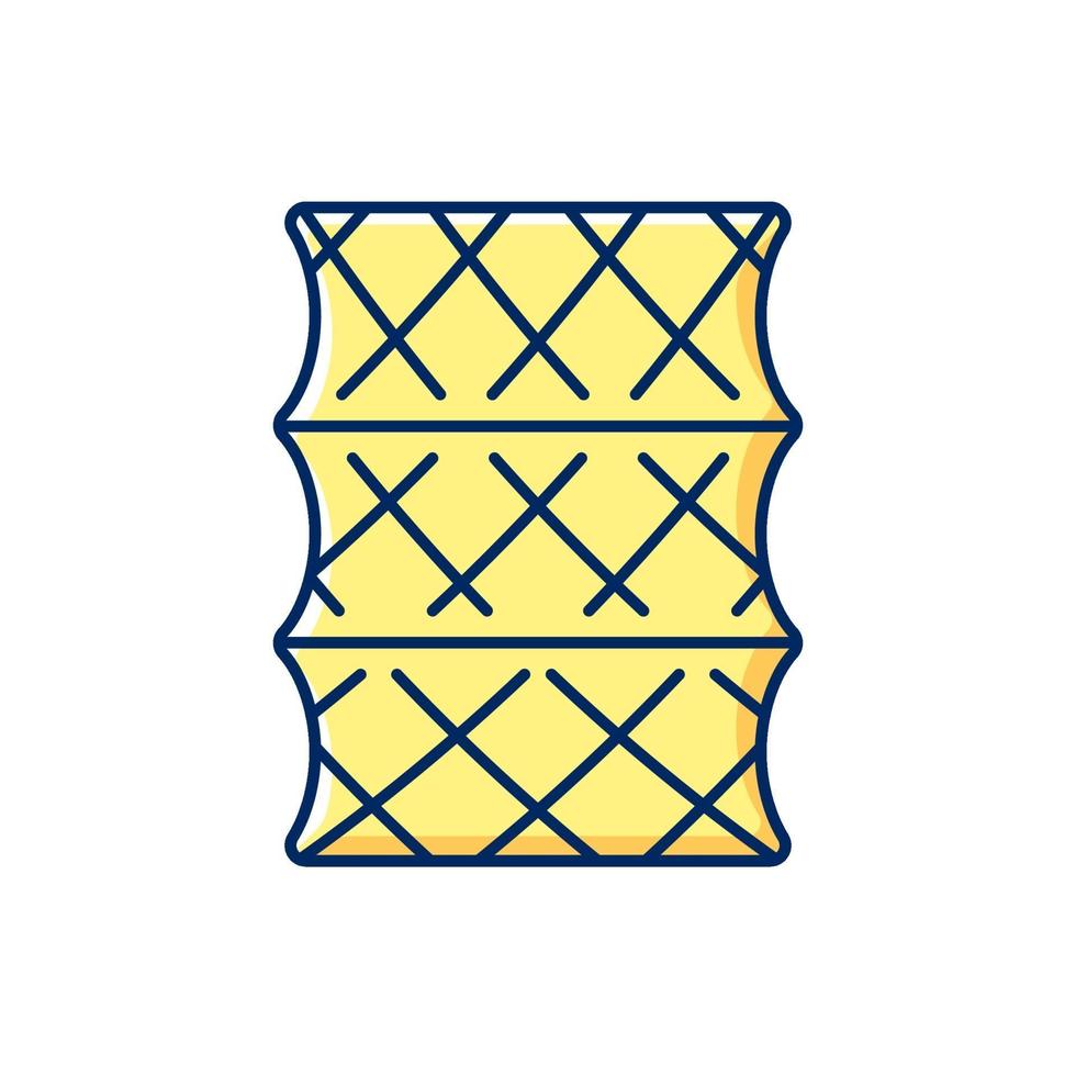 Fish trap RGB color icon vector