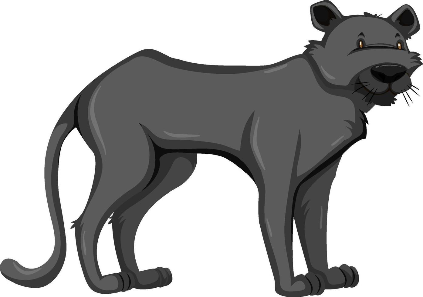 pantera negra, animal salvaje, blanco, plano de fondo 2062853 Vector en  Vecteezy