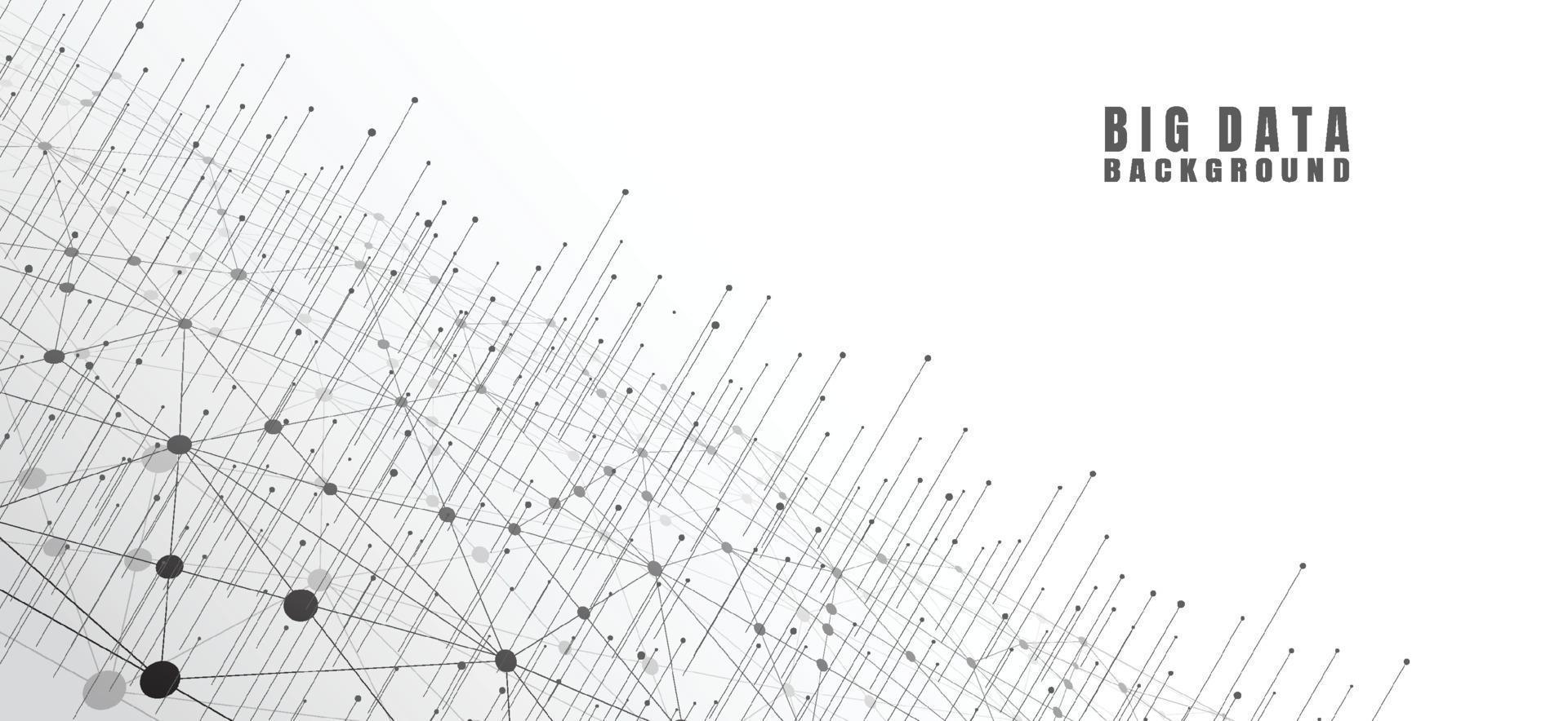 Abstract technology background with Big data. Internet connection, abstract sense of science and technology analytics concept graphic design. Vector illustration