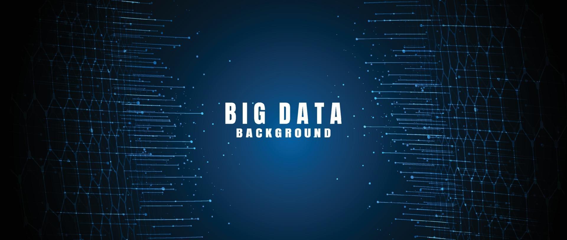 Abstract technology background with Big data. Internet connection, abstract sense of science and technology analytics concept graphic design. Vector illustration