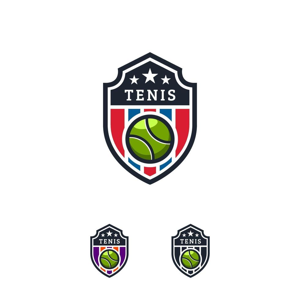 Tennis Sport logo designs badge, Tennis Emblem Championship vector