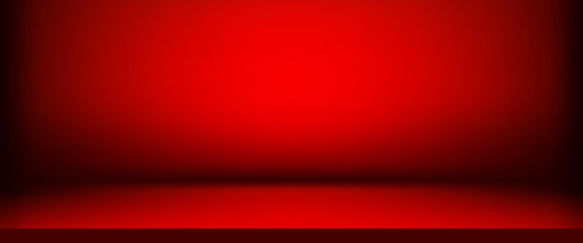 fondo abstracto rojo de lujo. diseño de diseño de San Valentín de Navidad, estudio, sala. informe comercial con color degradado de círculo suave. ilustración vectorial vector