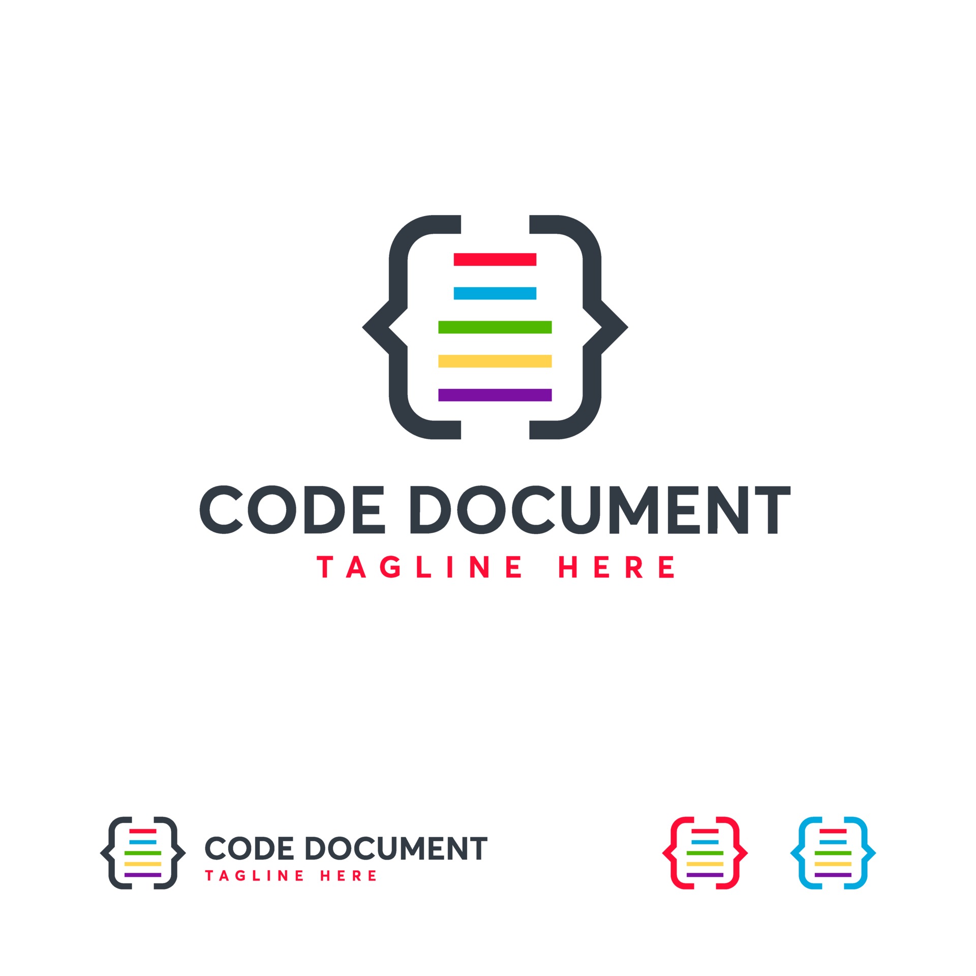 pics Coding Logo code document logo designs vector