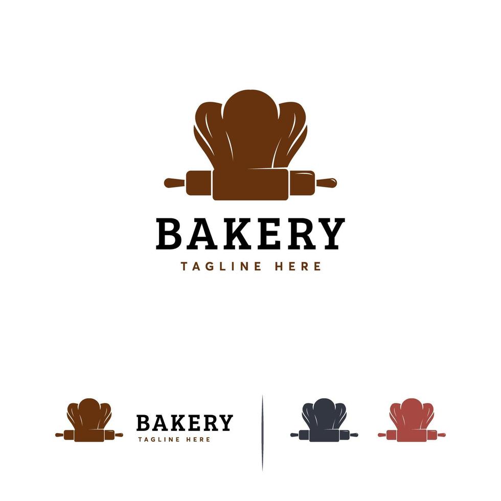 Bakery logo designs concept vector, Chef logo template vector