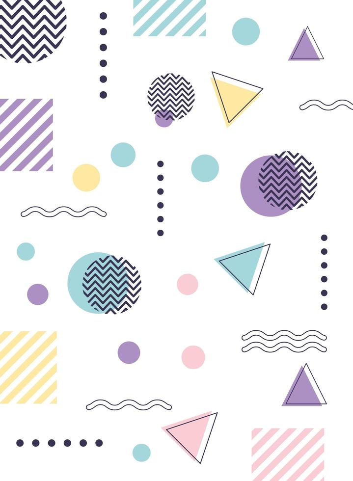 colorful geometric and abstract background vector