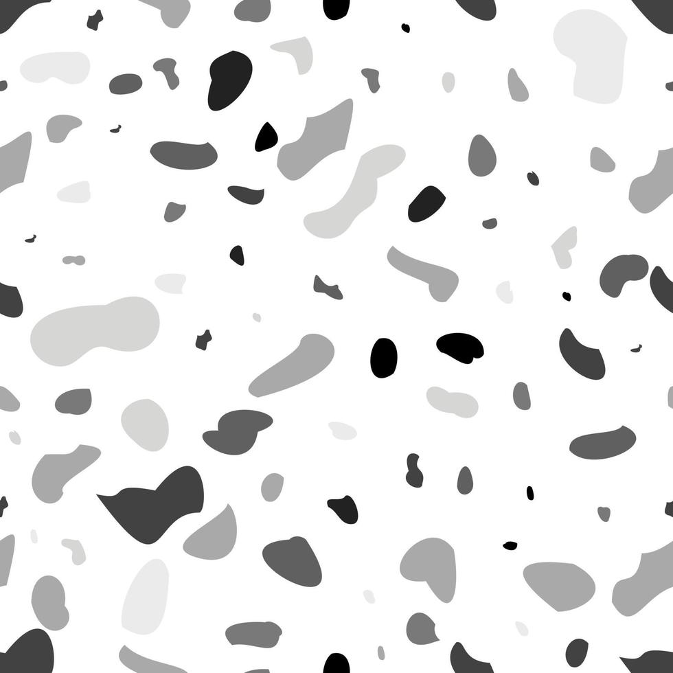 Terrazzo seamless pattern with colorful rock pieces. Terrazzo seamless pattern. Marble texture. vector