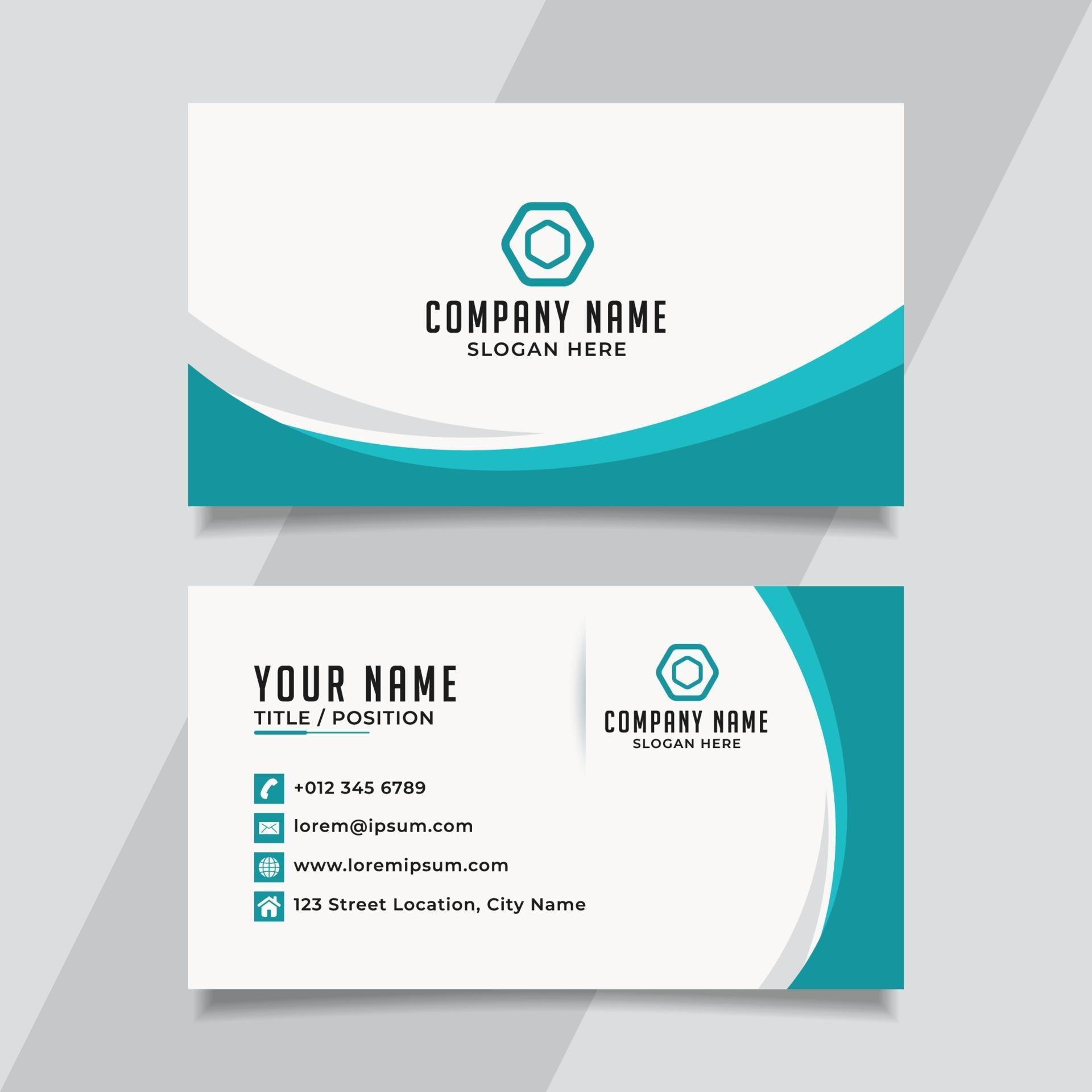 Name Card Template 2065929 Vector Art at Vecteezy