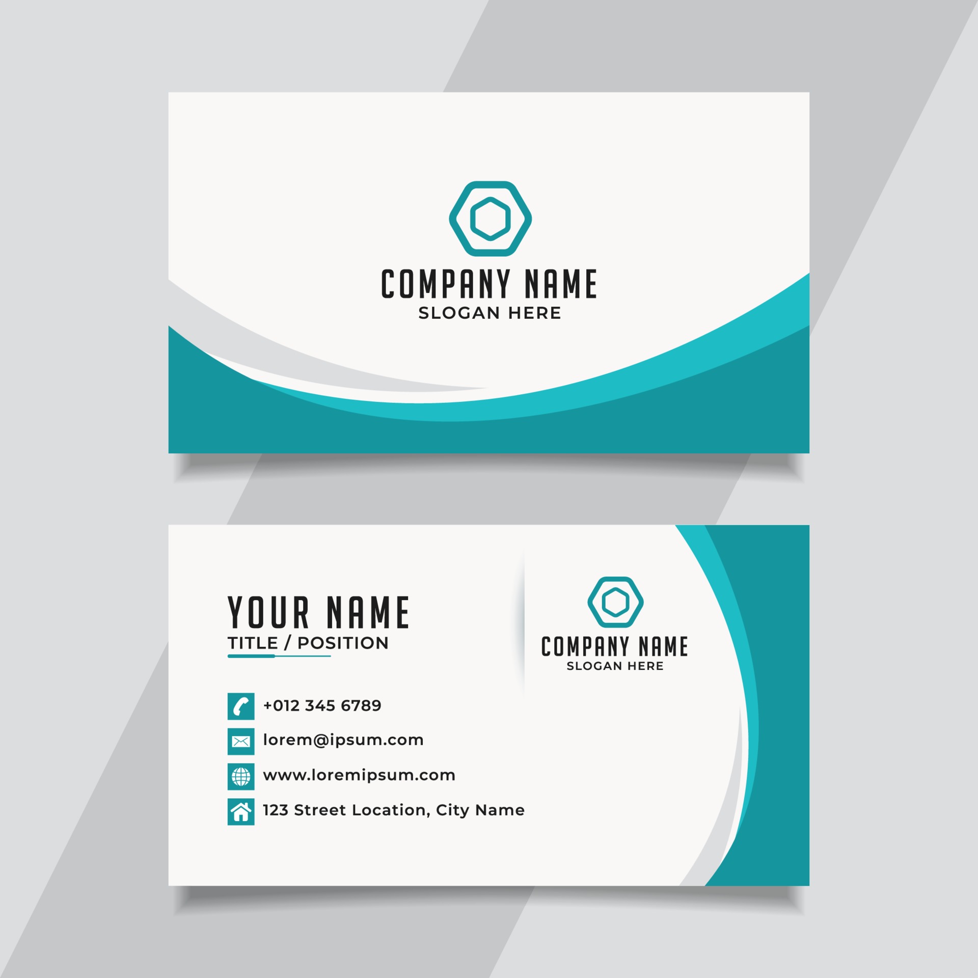 Name Card Template Word