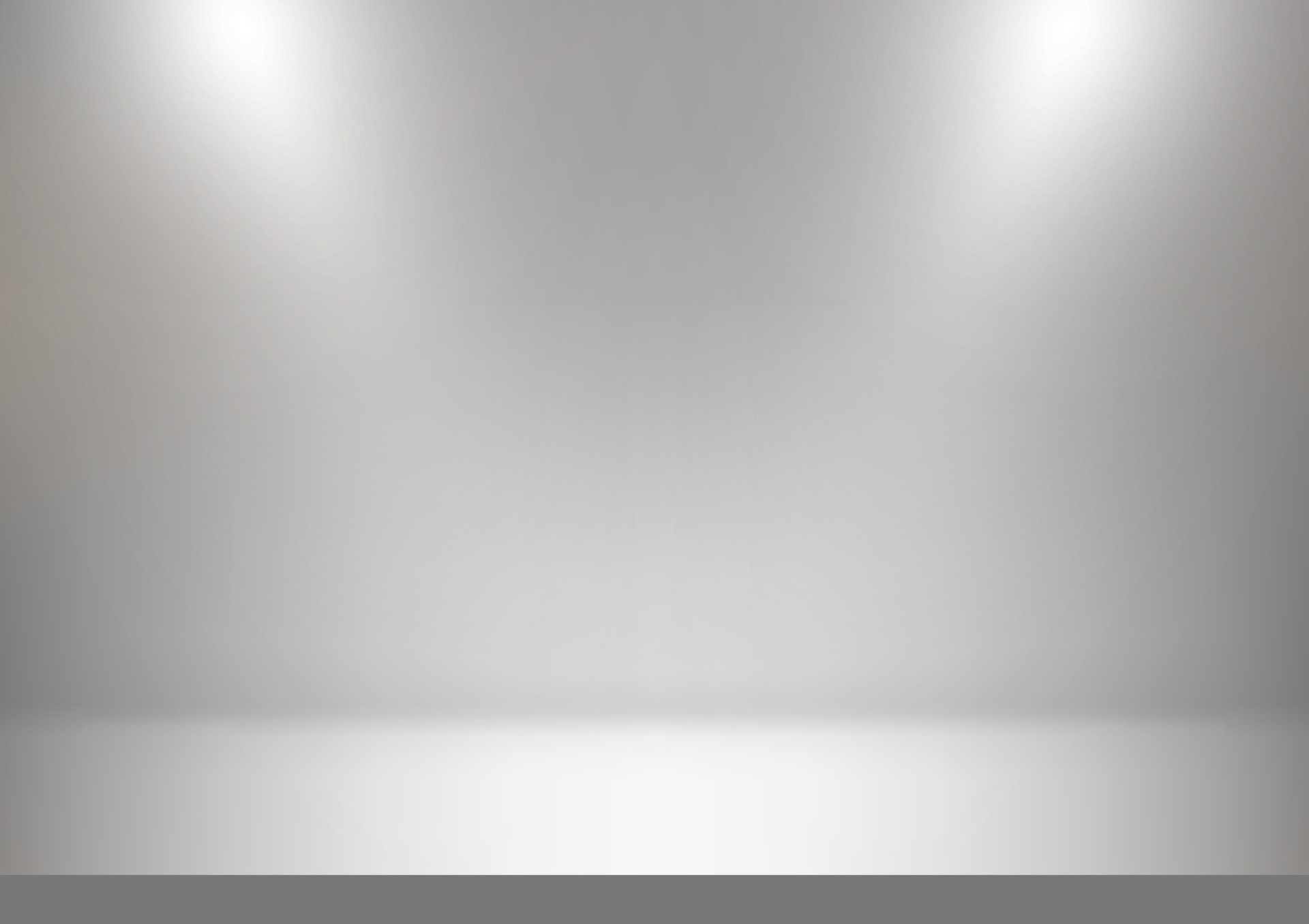 Abstract studio backdrop white and gray background. Vector illustration