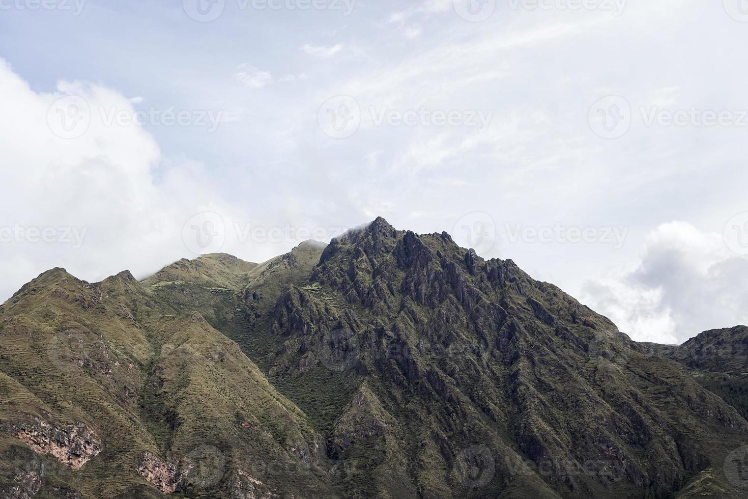 valle sagrado de los incas en perú foto