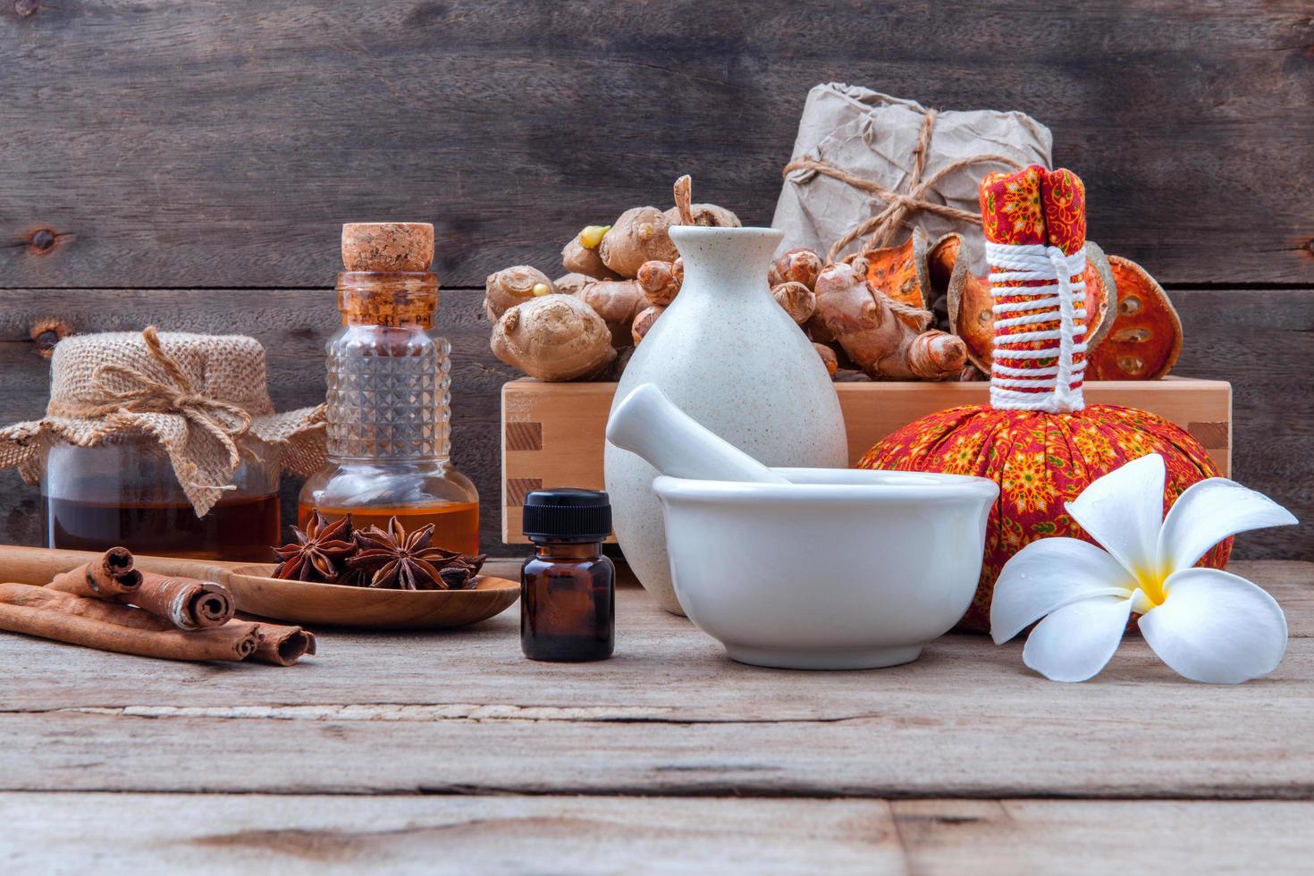 Herbal alternative spa treatment photo