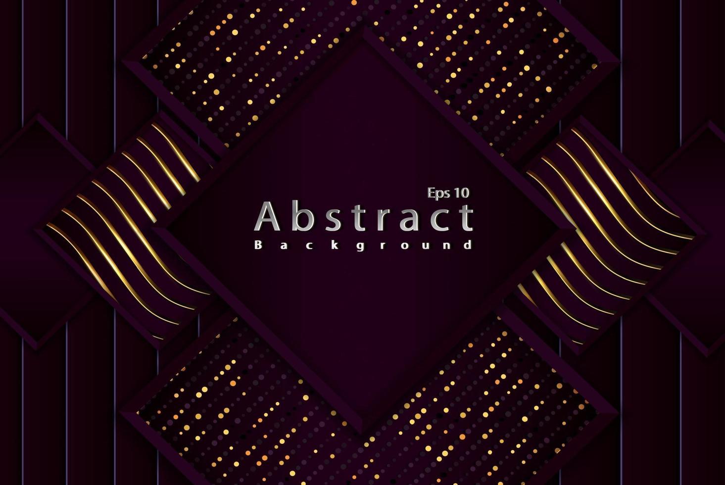 luxury abstract  background with illustration geometric square shapes vector