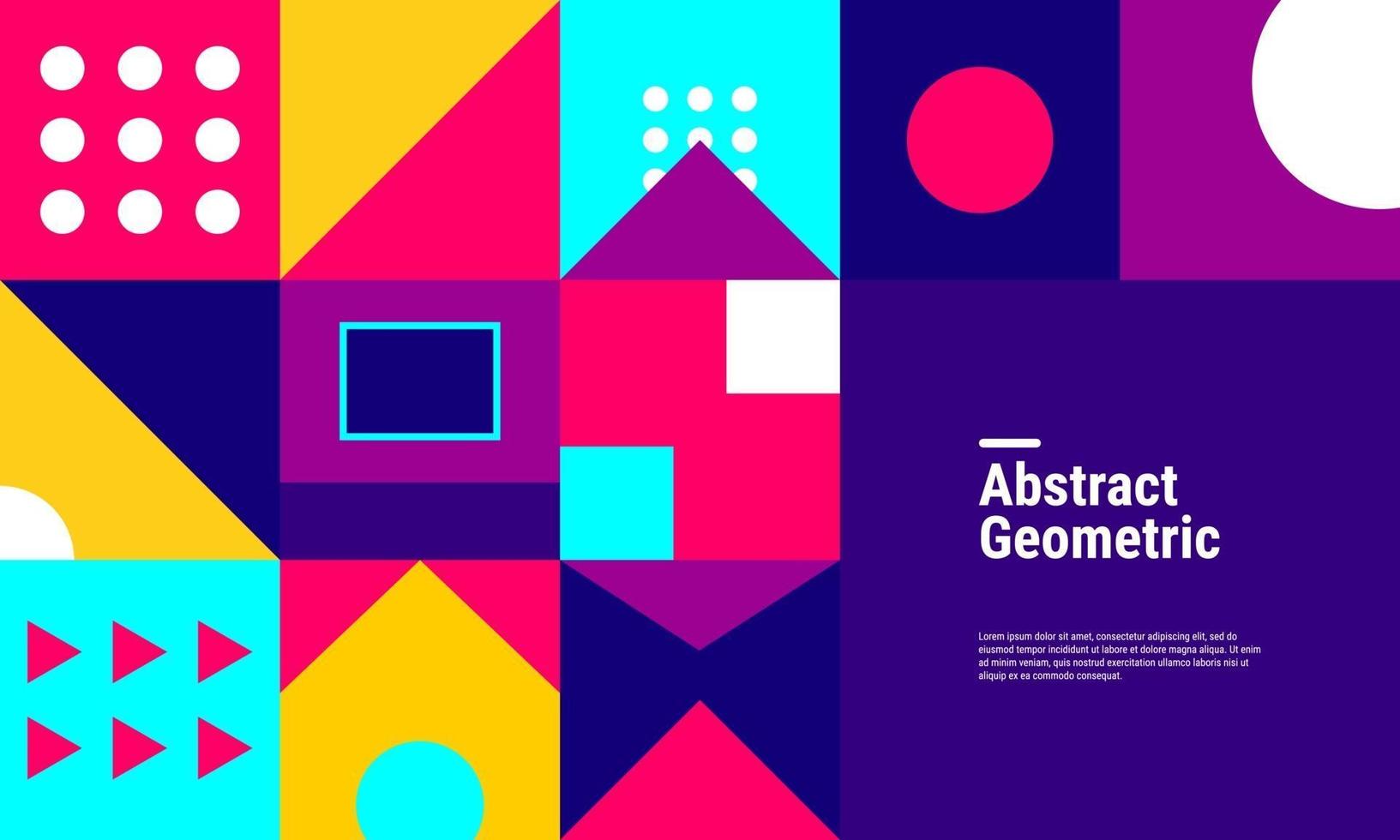 Geometric pattern background vector