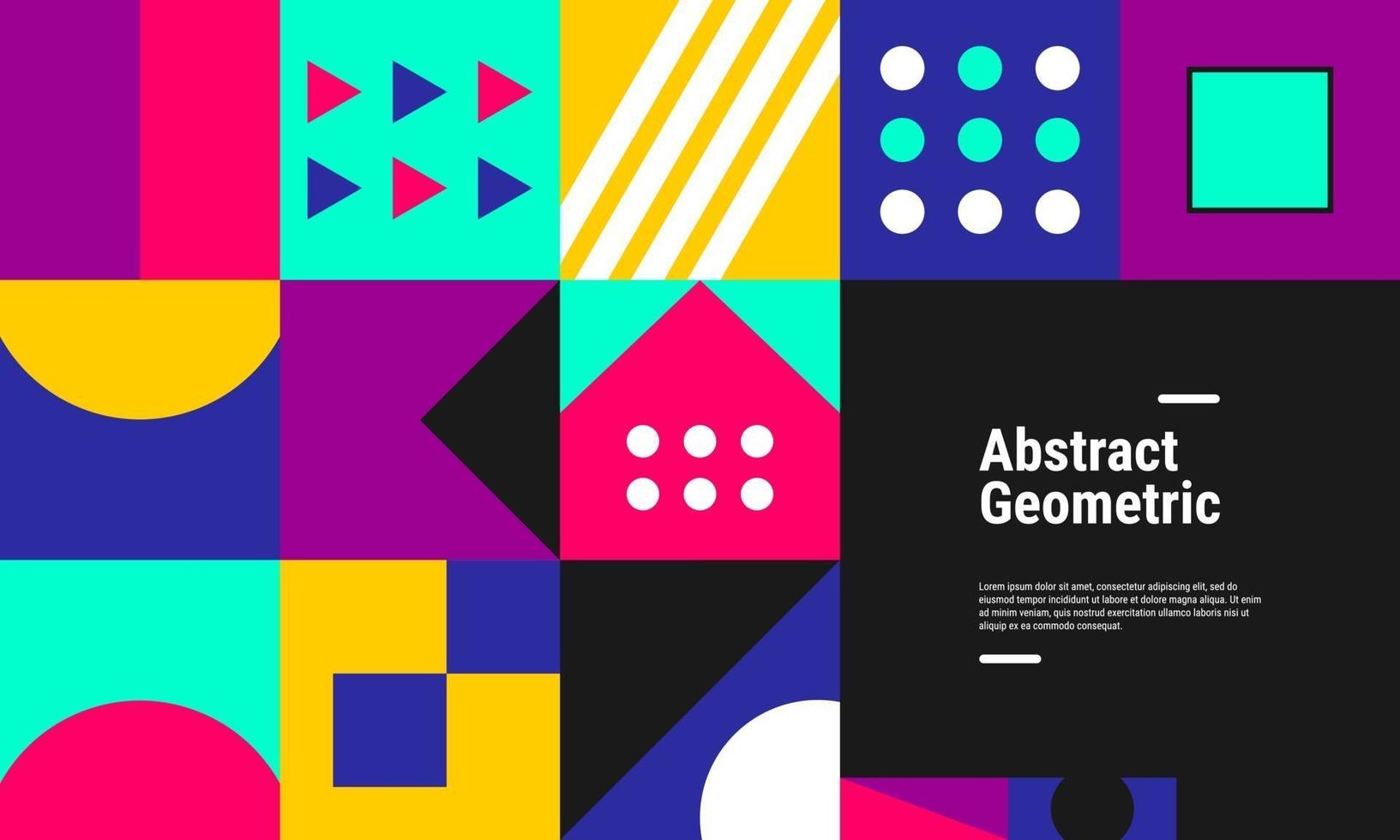 Geometric pattern background vector