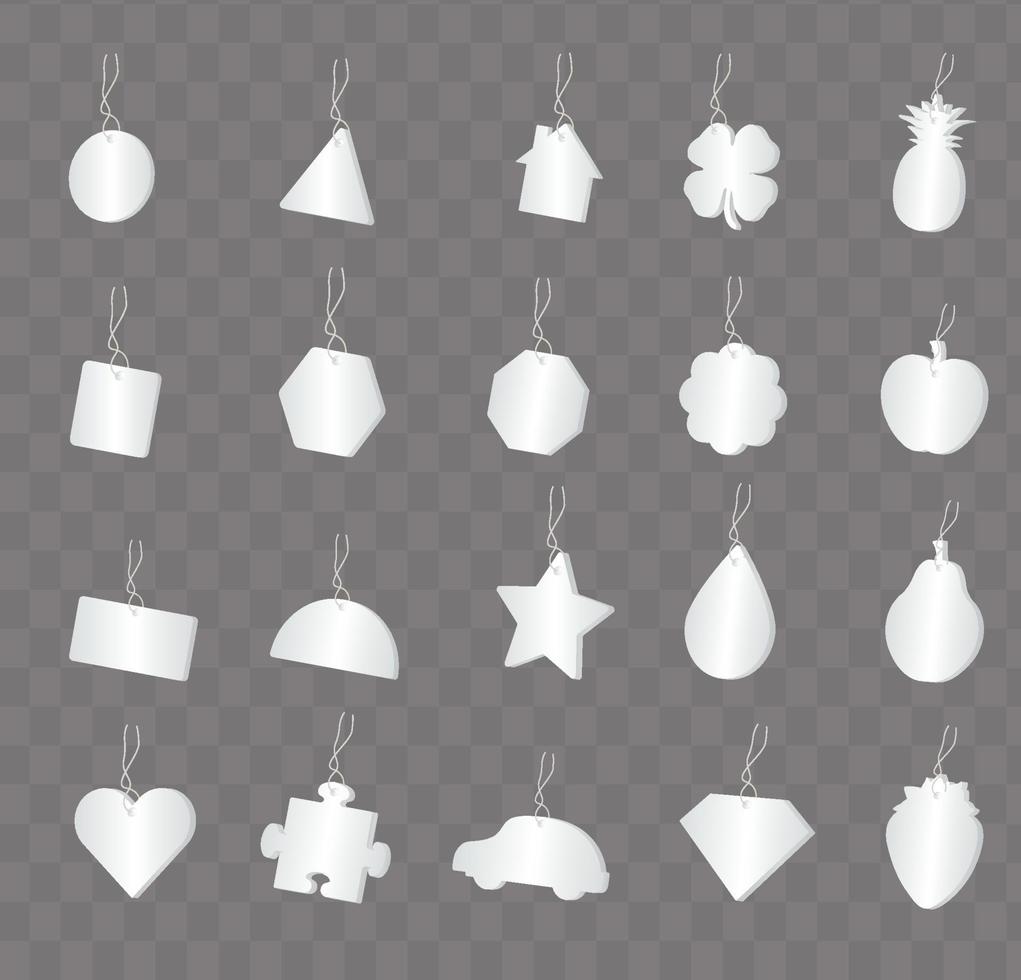 Air Freshener shapes vector