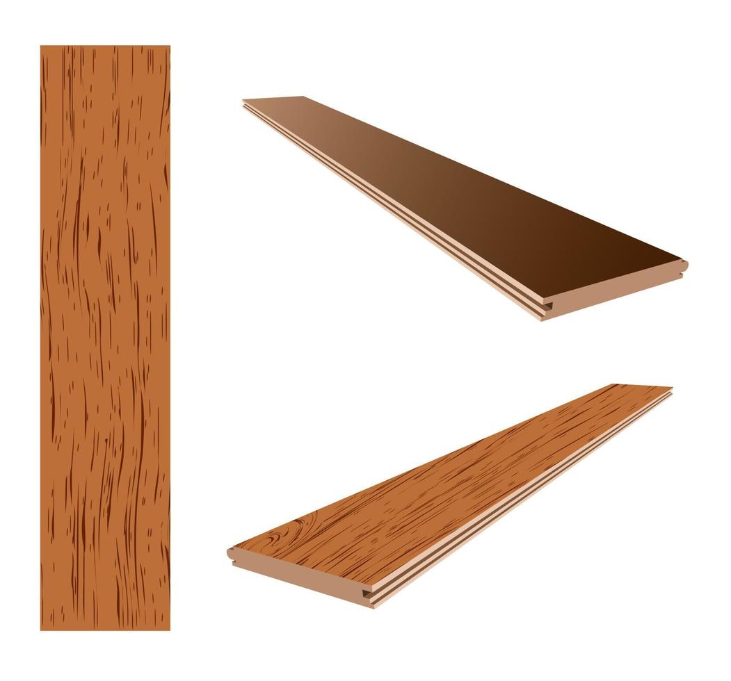 laminate plank icon vector