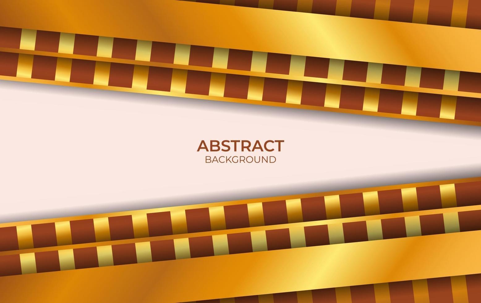 Luxury Brown And Gold Background Style vector