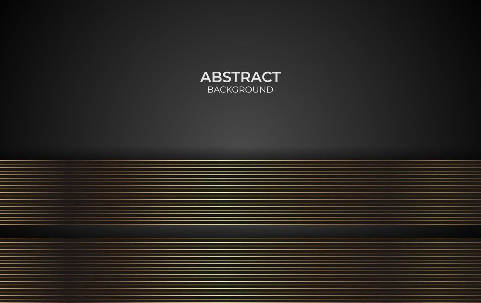 Abstract line gold background design vector