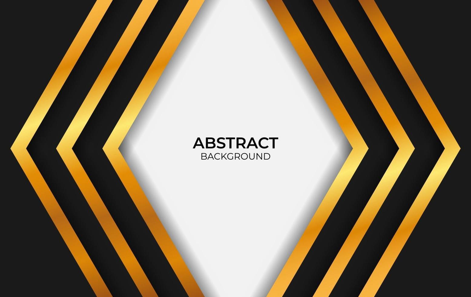 Abstract Luxury Black And Gold Design vector