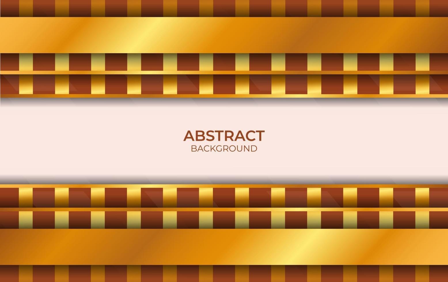 Background Luxury Brown And Gold Style vector