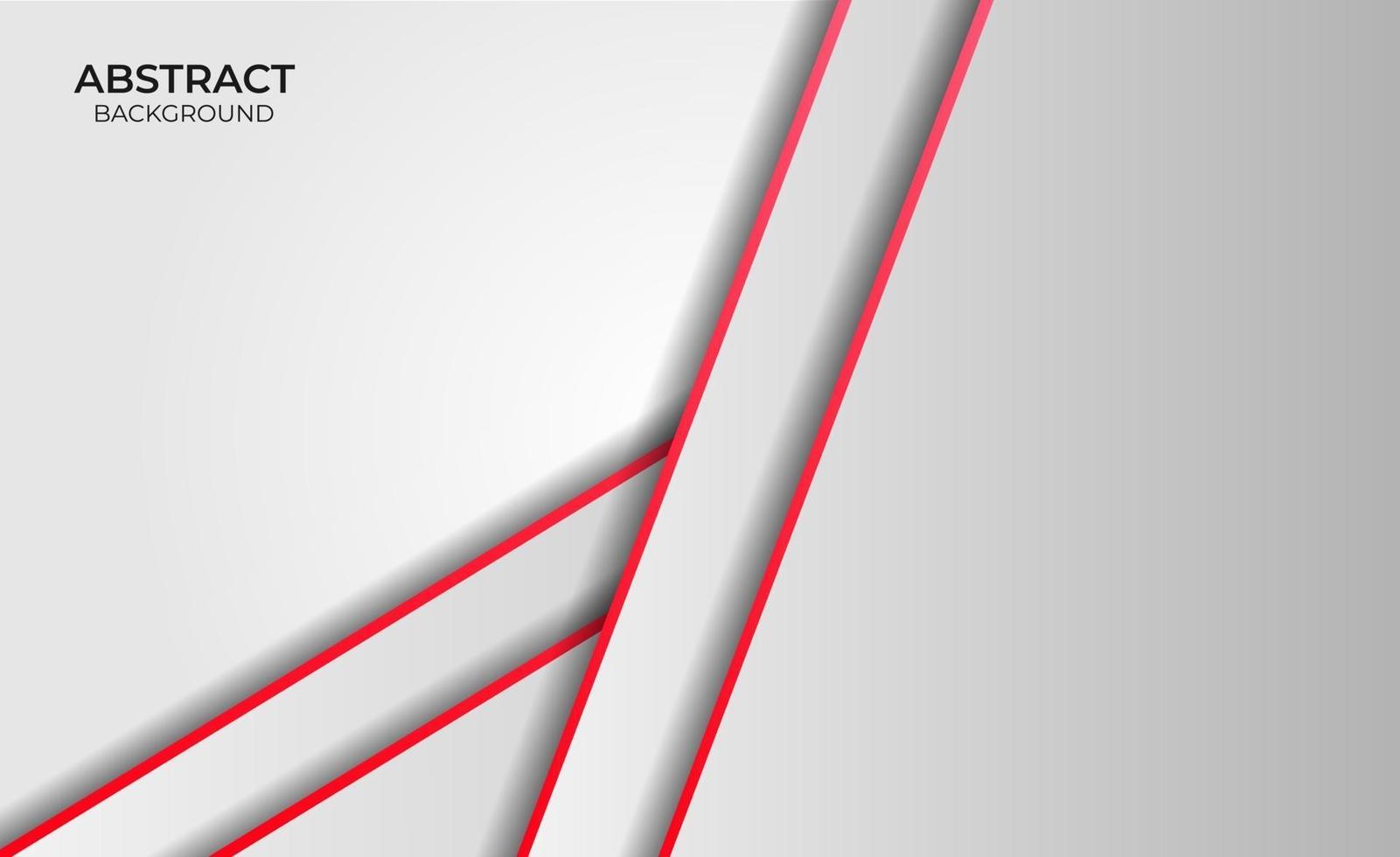 Abstract Red And White Style vector