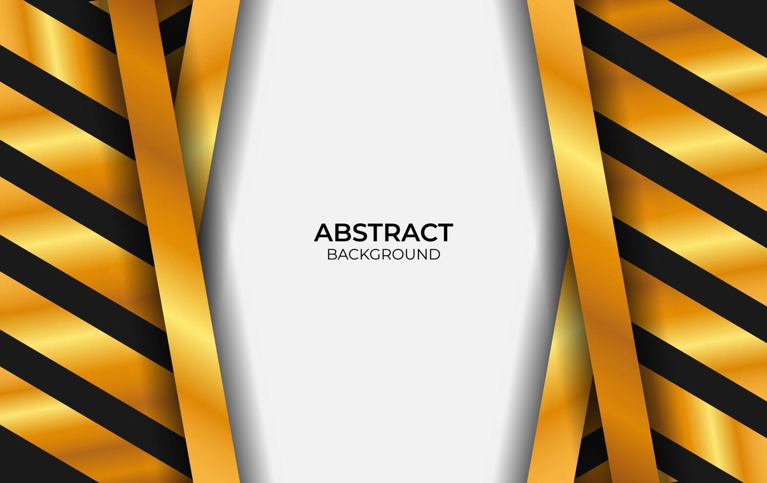 diseño abstracto estilo negro y dorado vector