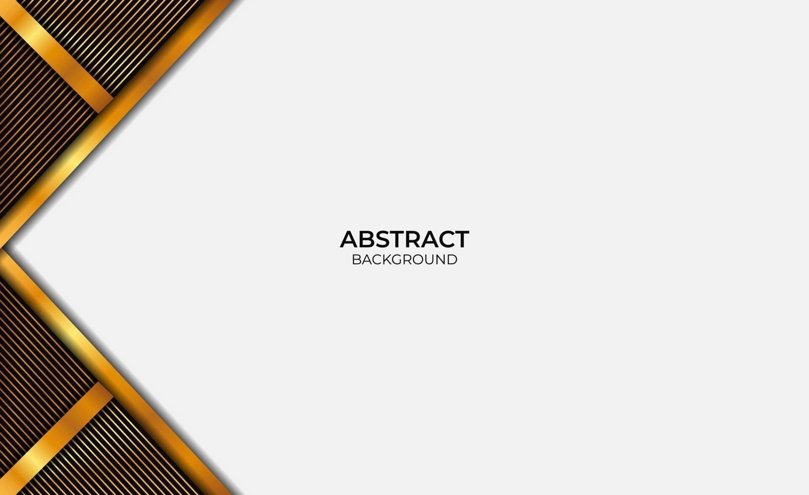 Abstract Background Luxury Gold And Black Design vector