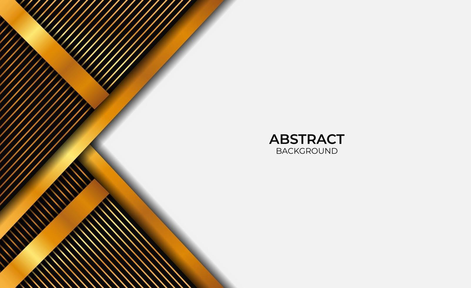 Abstract Design Luxury Gold And Black Background vector