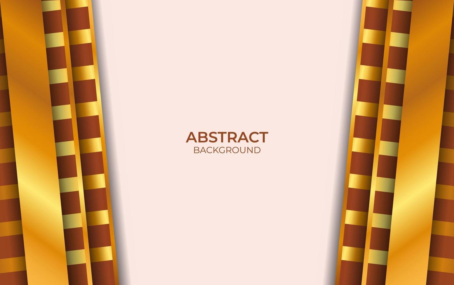 Luxury Design Brown And Gold vector