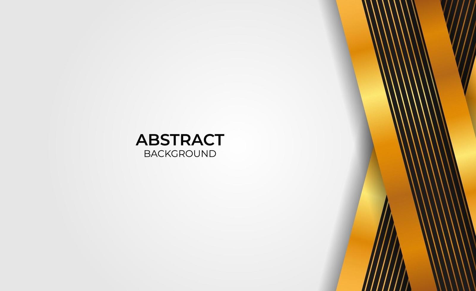 Abstract background gold and black vector