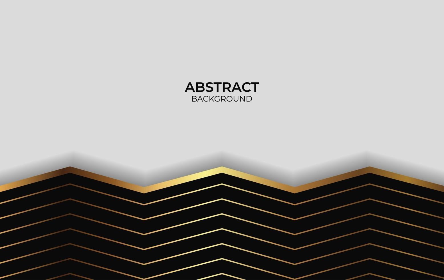 fondo de diseño abstracto dorado y negro vector