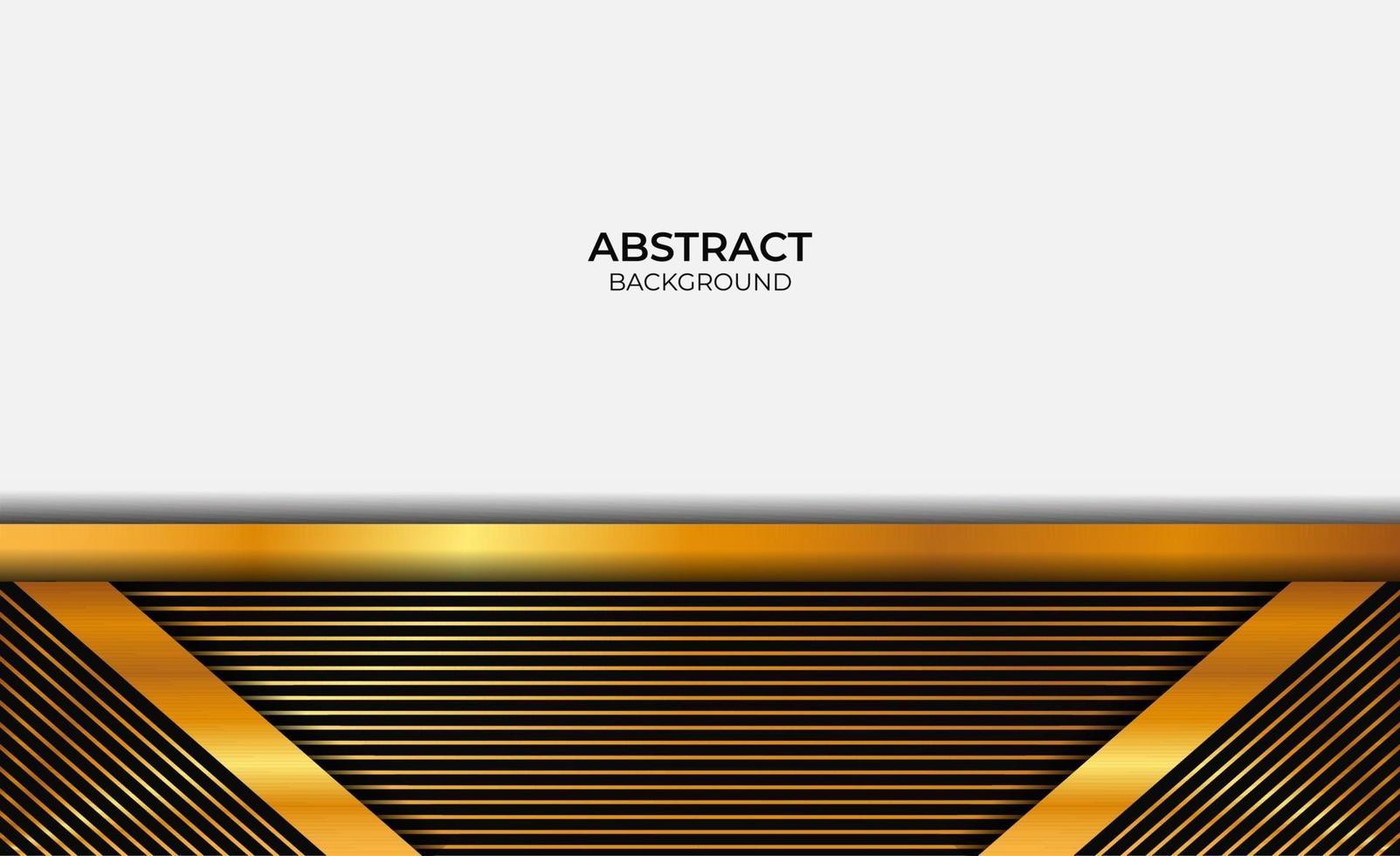 Abstract Luxury Gold And Black Background vector