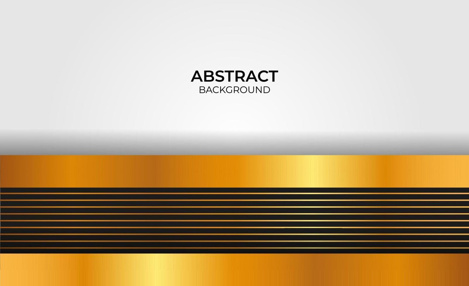 Design abstract gold and black background vector