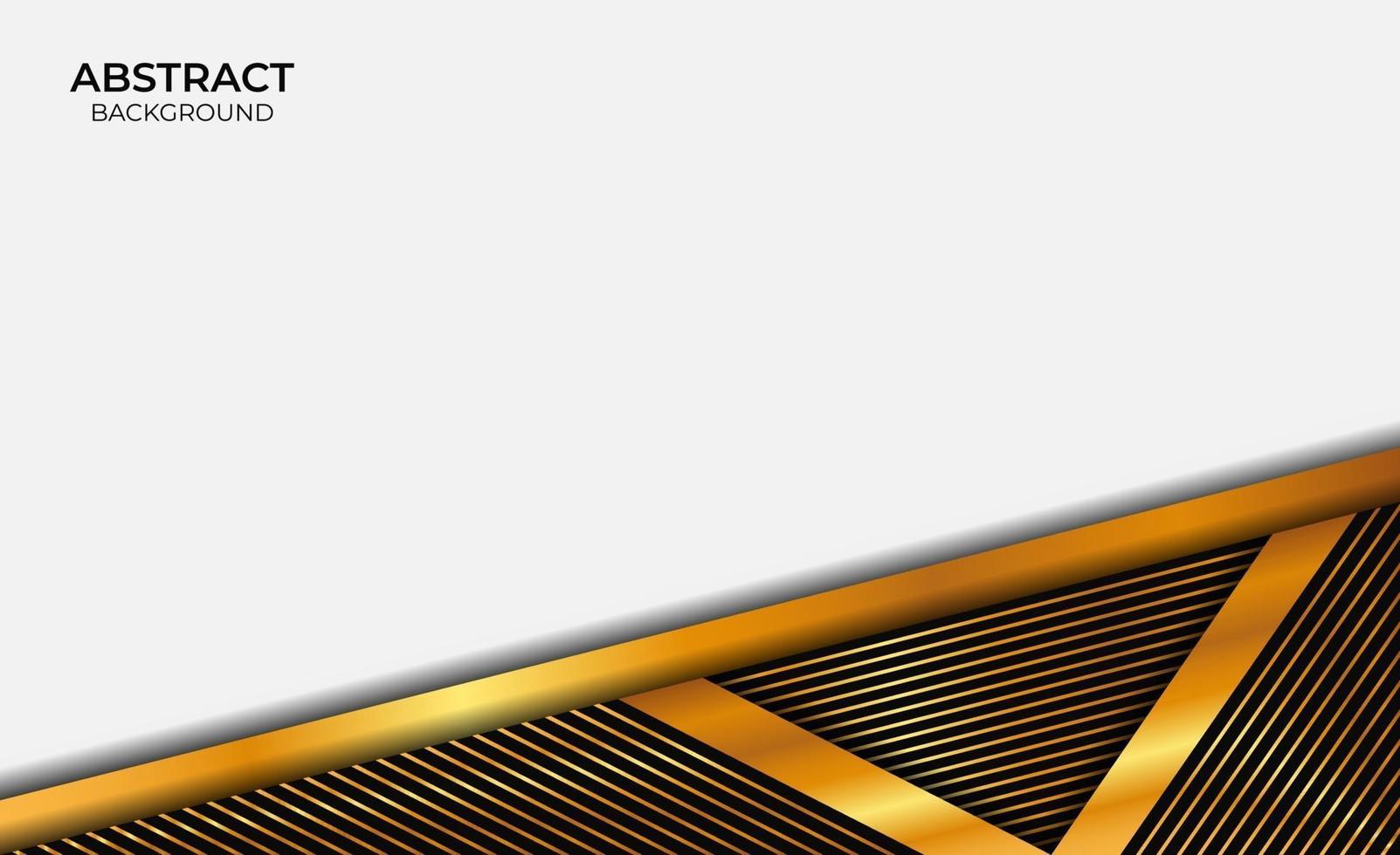Design Luxury Gold And Black Style vector