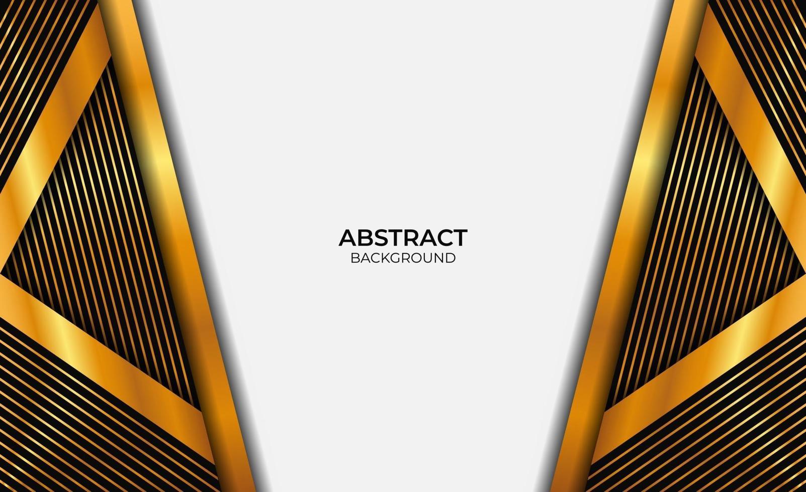 Luxury Abstract Gold And Black Style Design vector