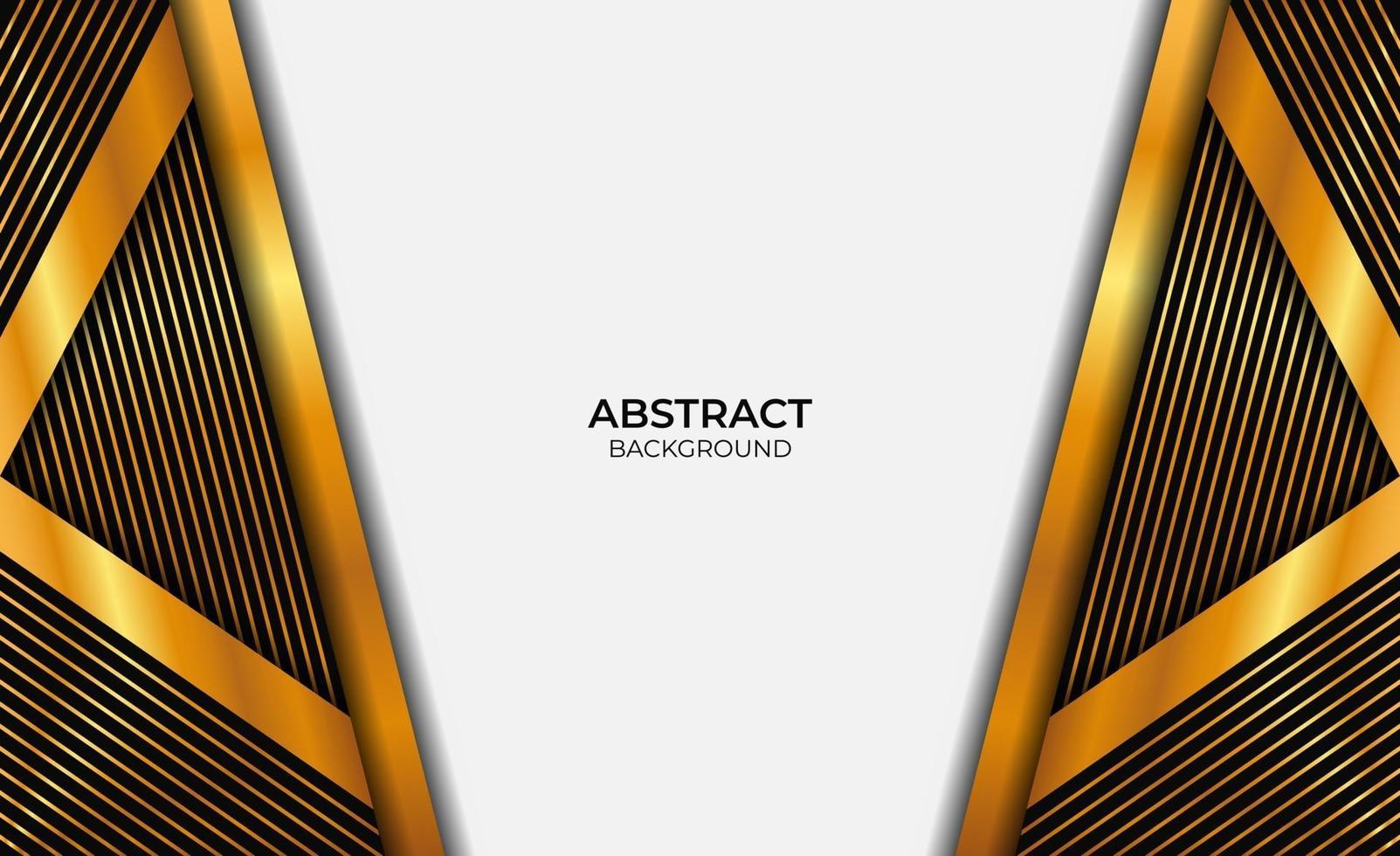 Luxury Abstract Gold And Black Style Design vector