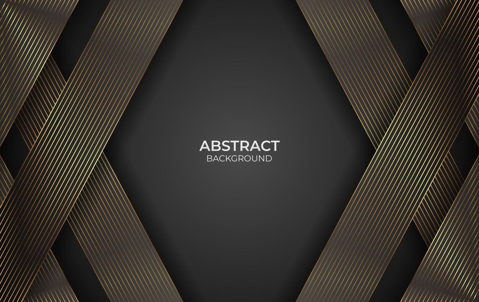 diseño línea dorada estilo abstracto vector